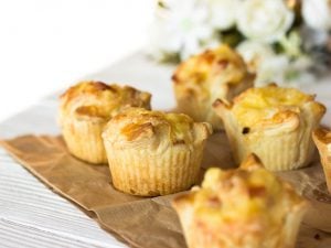 Muffins aux poireaux