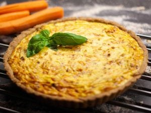 Quiche maison aux pommes de terre et carottes