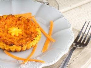 Quiche aux carottes et ricotta