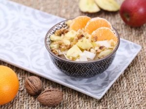 Salade d’endives acidulée : clémentines, pommes