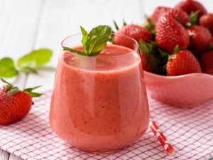 Smoothie fraise melon