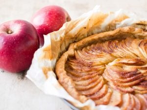 Tarte aux pommes normande