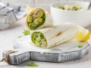 Burrito avocat et oeuf