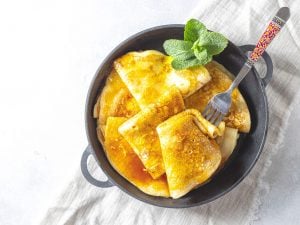 Crêpe flambée à la mandarine
