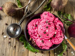 Glace à la betterave
