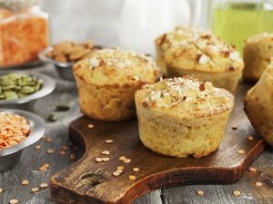 Muffin aux lentilles