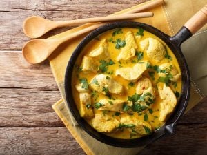 Poulet noix de coco curry