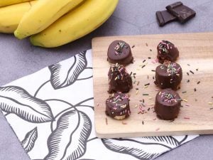 Bouchées de bananes au chocolat