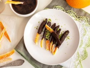 Orangettes au chocolat