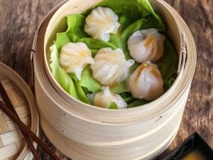 Raviolis chinois aux crevettes et à l’orange