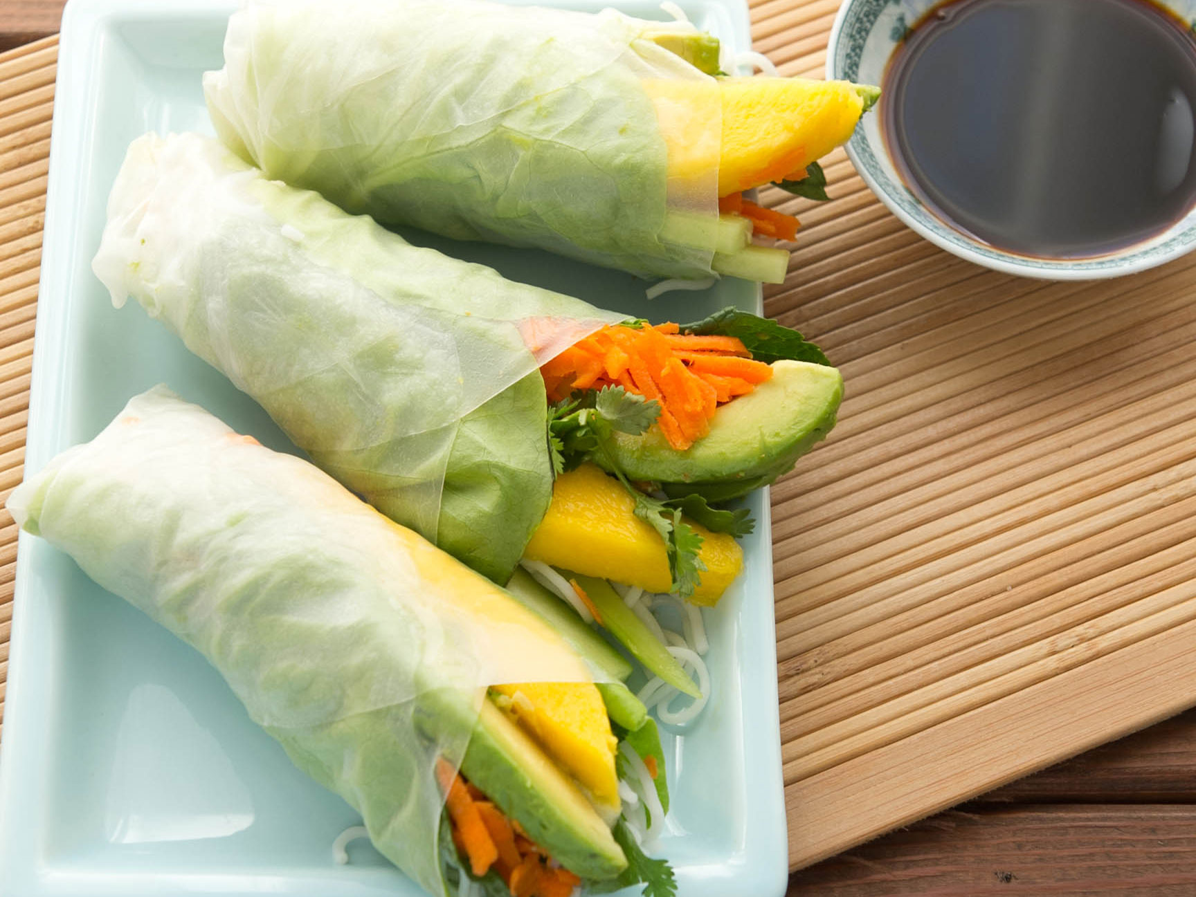 Rouleaux De Printemps Avocat Et Mangue - 