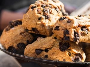 Scones chocolat et noisette