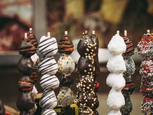 Sucette chocolat et noisettes