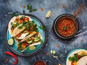 Tacos aux lentilles