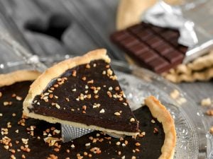 Tarte chocolat banane et sa touche acidulée