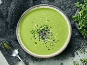 Velouté de carottes fanes