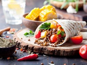 Wraps aux lentilles