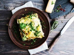 Lasagnes aux lentilles