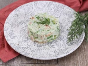 Tartare saumon et avocat