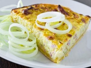 Tarte chou-fleur et oignon