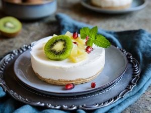 Cheesecakes aux kiwis