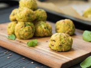 Choux à la courgette et Fourme d’Ambert