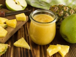Compote d’ananas Pain de Sucre et pommes