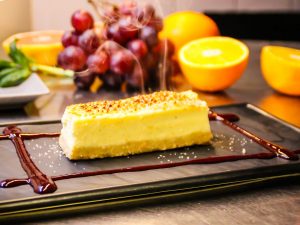 Crème brûlée au pamplemousse
