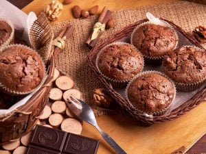 Muffins aux dattes, amandes et noisettes