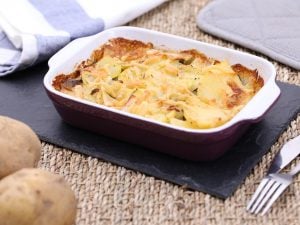 Gratin de chou pointu et pommes de terre