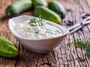 Raïtas au concombre