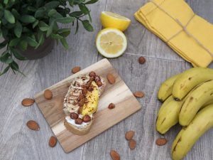 Tartines mangue et banane