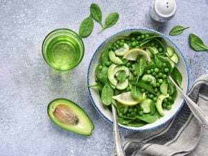 Salade de pois gourmands
