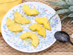 Ananas gourmand au miel