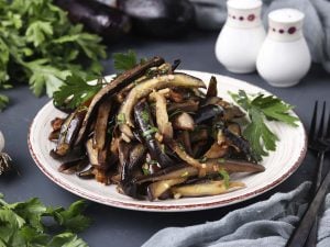 Frites d’aubergines