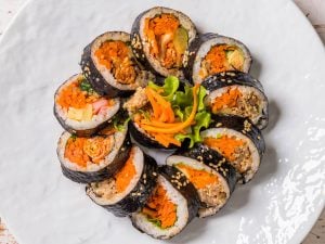 Makis végétariens aux légumes et tofu