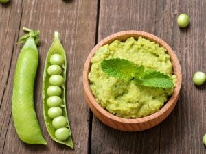 Purée de petits pois