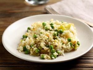 Riz frit aux petits pois