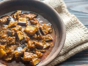 Sauce relevée à l’aubergine