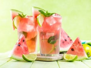 Boisson rafraîchissante à la pastèque