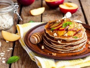 Crêpes à la nectarine