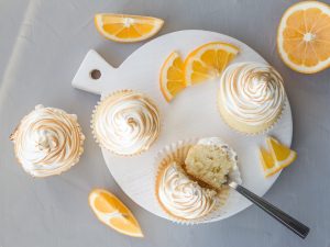 Cupcakes au citron meringués