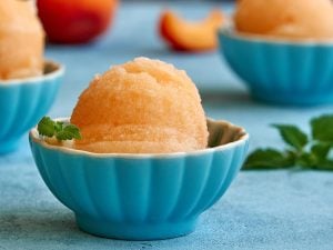 Glace à l’eau abricot