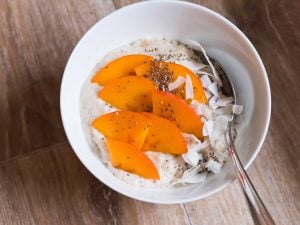 Golden porridge au kaki