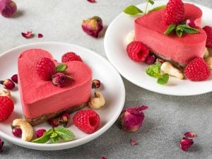 Minis cheesecakes aux framboises