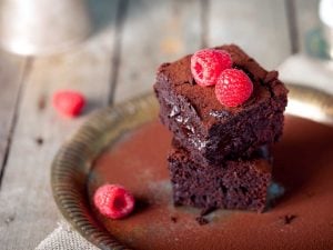 Moelleux chocolat aux framboises