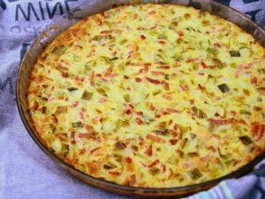 Quiche sans pâte aux légumes