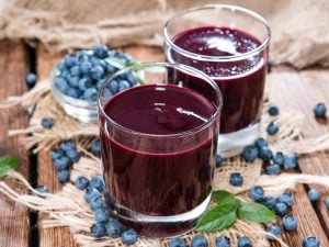 Jus de myrtilles