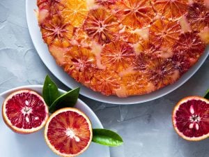 Tarte à l’orange sanguine