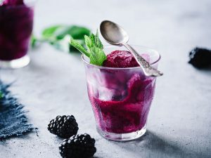 Sorbet à la mûre